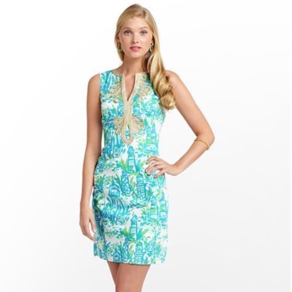 Lilly Pulitzer Janice Shift Dress in High Beams